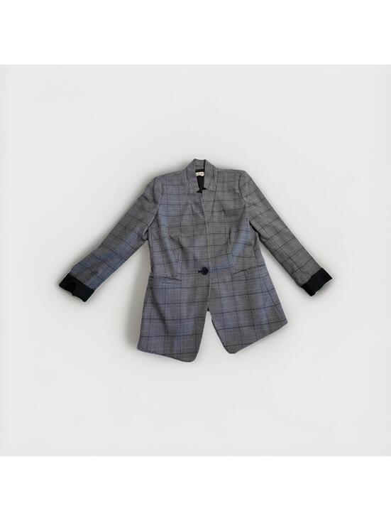 Ann Taylor Jackets & Blazers - Fabulous LOFT Ann Taylor Plaid One Button Blazer Sz 8